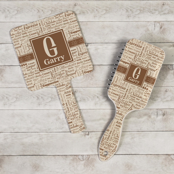 Coffee Lover Hand Mirrors - In Context