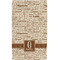 Coffee Lover Hand Towel (Personalized) Full