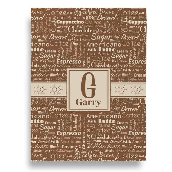 Coffee Lover House Flags - Double Sided - BACK