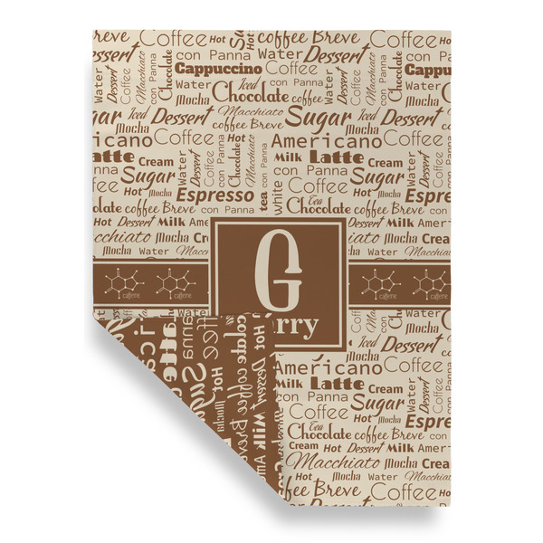 Coffee Lover House Flags - Double Sided - FRONT FOLDED