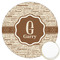 Coffee Lover Printed Cookie Topper - 3.25" (Personalized)