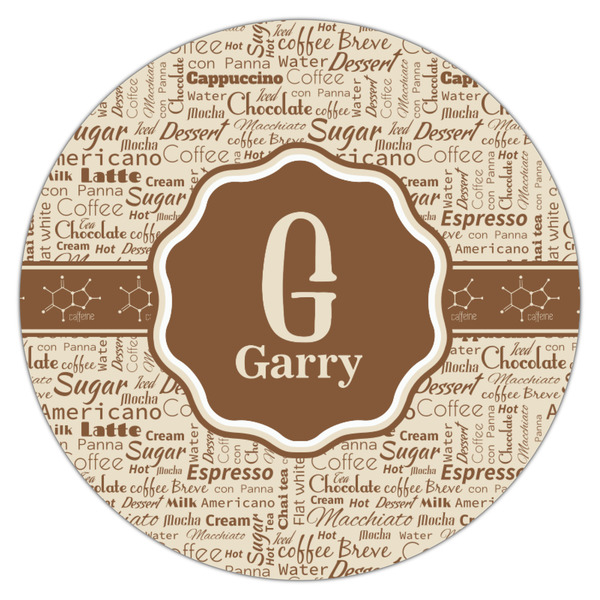 Coffee Lover Icing Circle - Medium - Single