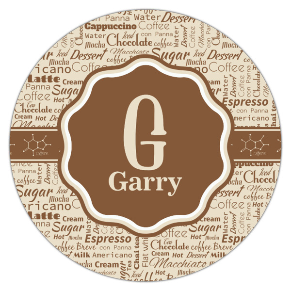 Coffee Lover Icing Circle - Small - Single