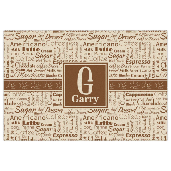 Coffee Lover Indoor / Outdoor Rug - 4'x6' - Front Flat