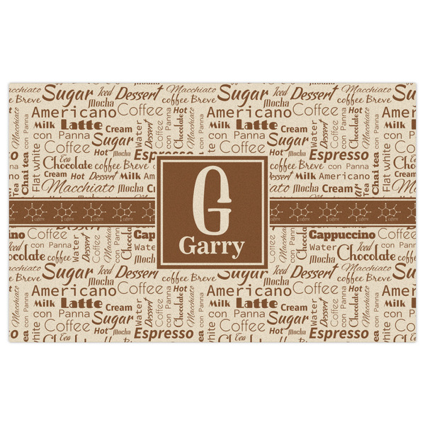 Coffee Lover Indoor / Outdoor Rug - 5'x8' - Front Flat