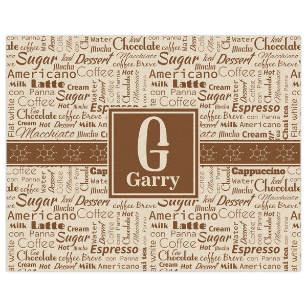 Coffee Lover Indoor / Outdoor Rug - 8'x10' - Front Flat