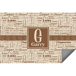 Coffee Lover Indoor / Outdoor Rug - 5'x8' (Personalized)