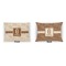Coffee Lover Indoor Rectangular Burlap Pillow (Front and Back)
