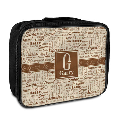 Coffee Lover Insulated Lunch Bag (Personalized)