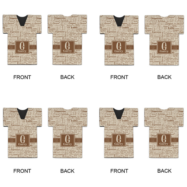 Coffee Lover Jersey Bottle Cooler - Set of 4 - APPROVAL