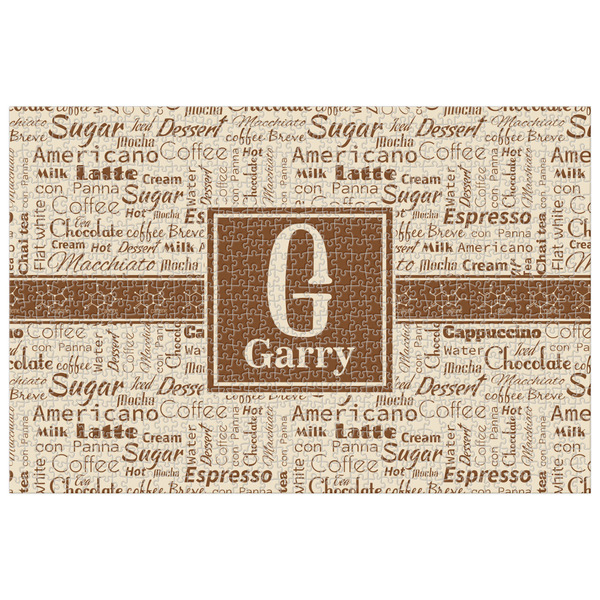Custom Coffee Lover Jigsaw Puzzle - 1000-piece (Personalized)