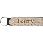 Coffee Lover Neoprene Keychain Fob (Personalized)