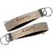Coffee Lover Key-chain - Metal and Nylon - Front and Back