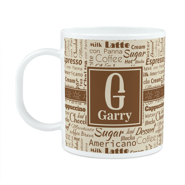 Custom Coffee Lover Plastic Kids Mug (Personalized)