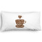 Coffee Lover King Pillow Case - FRONT (partial print)