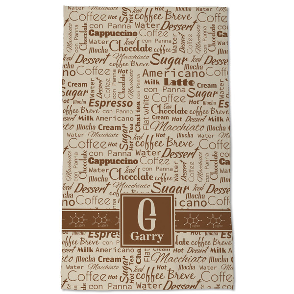 Coffee Lover Kitchen Towel - Poly Cotton - Full Front