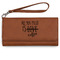 Coffee Lover Ladies Wallet - Leather - Rawhide - Front View