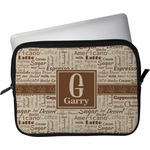Coffee Lover Laptop Sleeve / Case - 13" (Personalized)