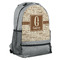 Coffee Lover Large Backpack - Gray - Angled View