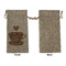 Coffee Lover Large Burlap Gift Bags - Front Approval