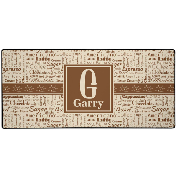 Custom Coffee Lover 3XL Gaming Mouse Pad - 35" x 16" (Personalized)