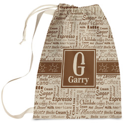 Coffee Lover Laundry Bag - Large (Personalized)