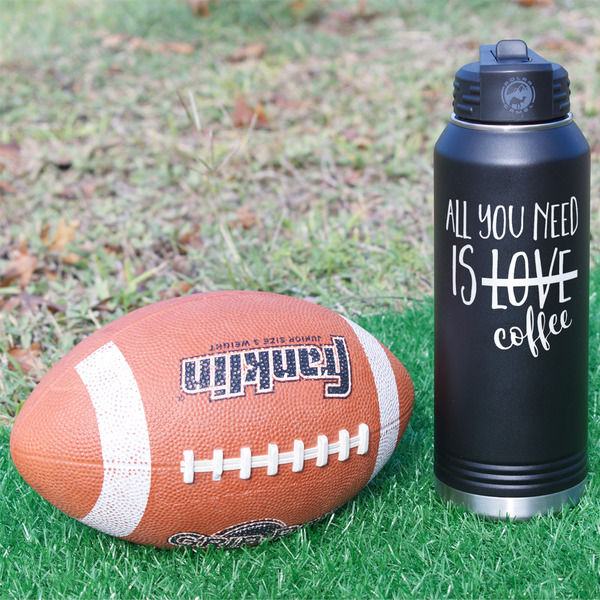 Coffee Lover Laser Engraved Water Bottles - In Context