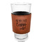 Coffee Lover Laserable Leatherette Mug Sleeve - In pint glass for bar