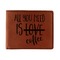 Coffee Lover Leatherette Bifold Wallet