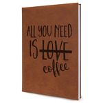 Coffee Lover Leather Sketchbook