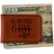 Coffee Lover Leatherette Magnetic Money Clip - Single Sided