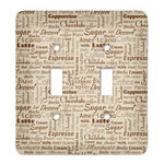 Coffee Lover Light Switch Cover (2 Toggle Plate)