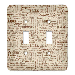 Coffee Lover Light Switch Cover (2 Toggle Plate)