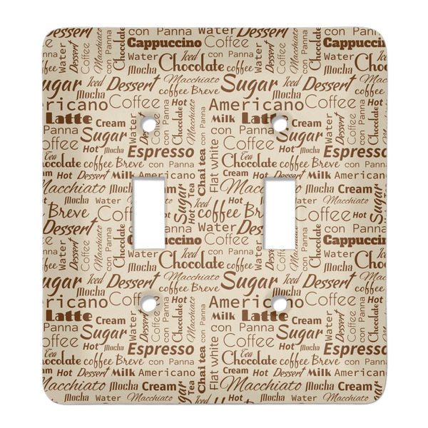 Custom Coffee Lover Light Switch Cover (2 Toggle Plate)