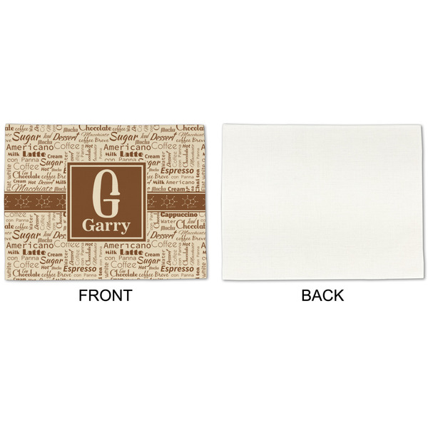 Coffee Lover Linen Placemat - APPROVAL Single (single sided)