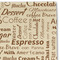 Coffee Lover Linen Placemat - DETAIL
