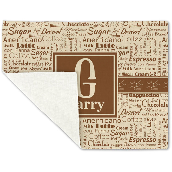 Coffee Lover Linen Placemat - Folded Corner (single side)