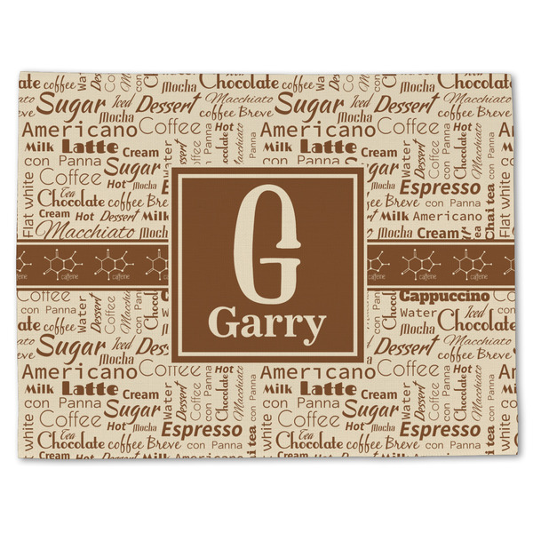 Coffee Lover Linen Placemat - Front