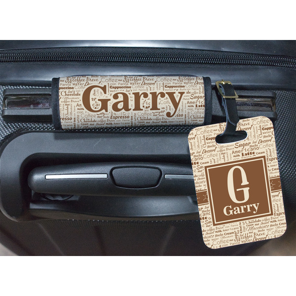 Coffee Lover Luggage Wrap & Tag