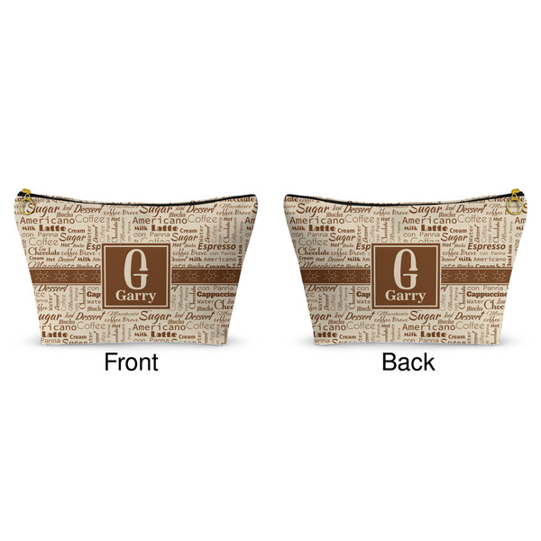 Coffee Lover Makeup Bag (Front and Back)