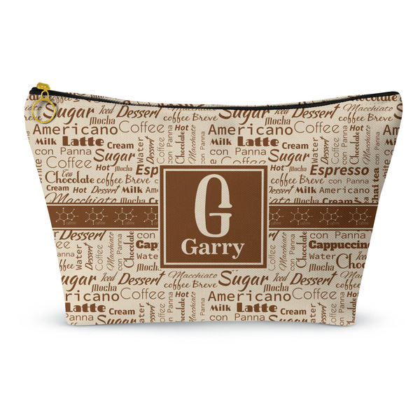 Custom Coffee Lover Makeup Bag - Small - 8.5"x4.5" (Personalized)