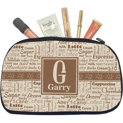 Coffee Lover Makeup / Cosmetic Bag - Medium (Personalized)