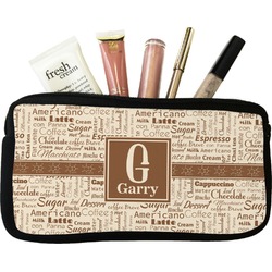Coffee Lover Makeup / Cosmetic Bag - Small (Personalized)
