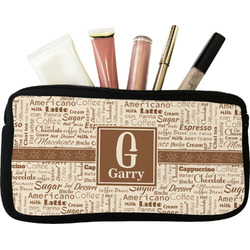Coffee Lover Makeup / Cosmetic Bag (Personalized)