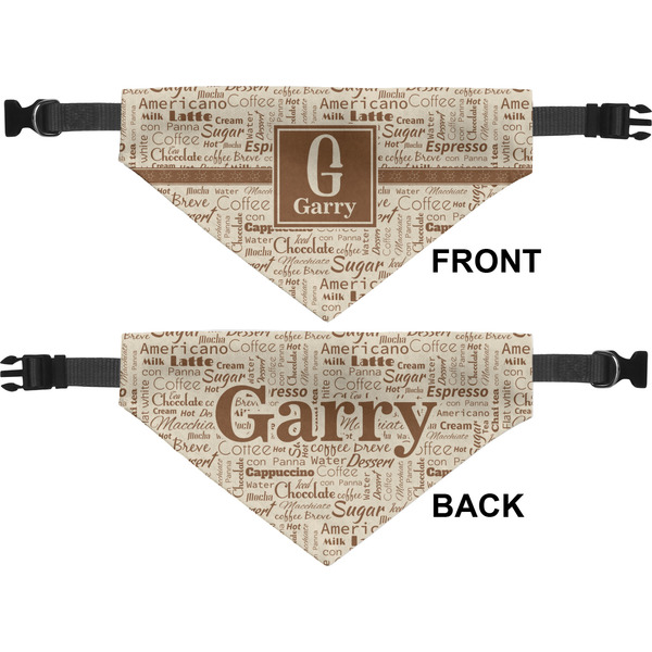 Coffee Lover Medium Dog Bandana Approval