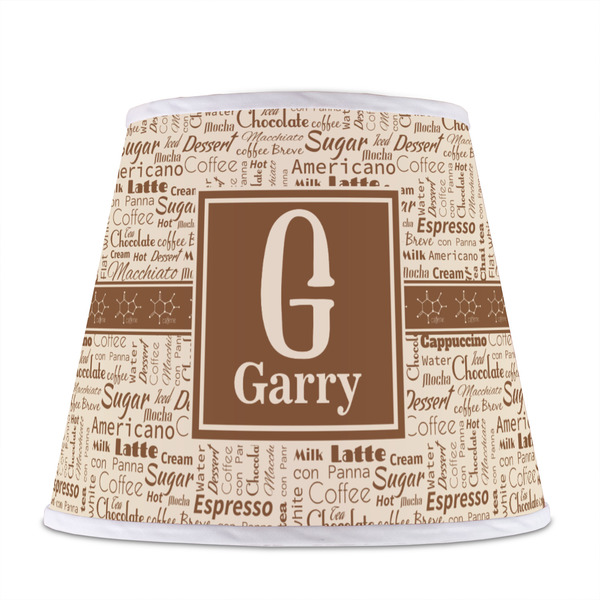 Coffee Lover Poly Film Empire Lampshade - Front View