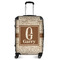 Coffee Lover Suitcase - 24" Medium - Checked (Personalized)