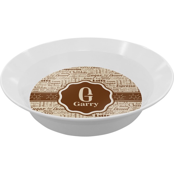 Custom Coffee Lover Melamine Bowl (Personalized)