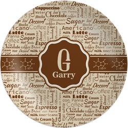 Coffee Lover Melamine Plate (Personalized)