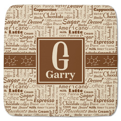 Coffee Lover Memory Foam Bath Mat - 48"x48" (Personalized)